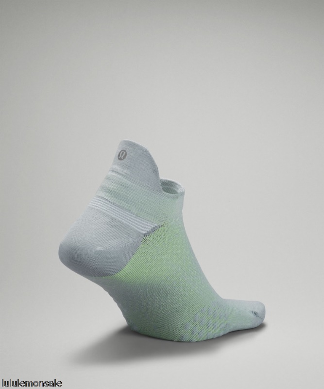 Lululemon Deutschland DELULU910 | Lululemon Deutschland Silberblau Micropillow Tab Laufsocke Leichte Dämpfung
